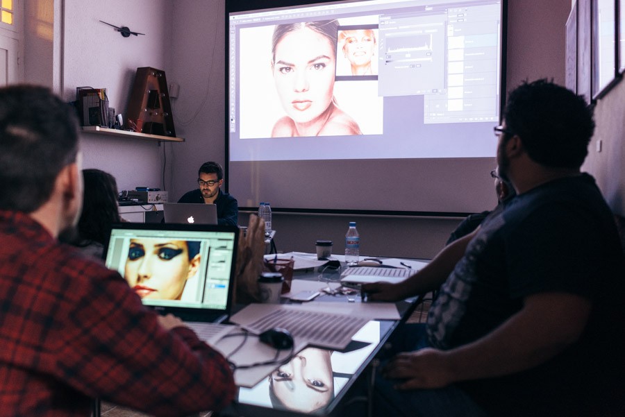 Taller postproducción moda con Alberto Yagüe en Málaga