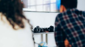 Práctica durante el curso avanzado de fotografía